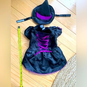 Witch costume for small dog